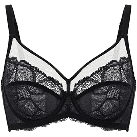 DOBREVA Femme Soutien Gorge Transparent Cover