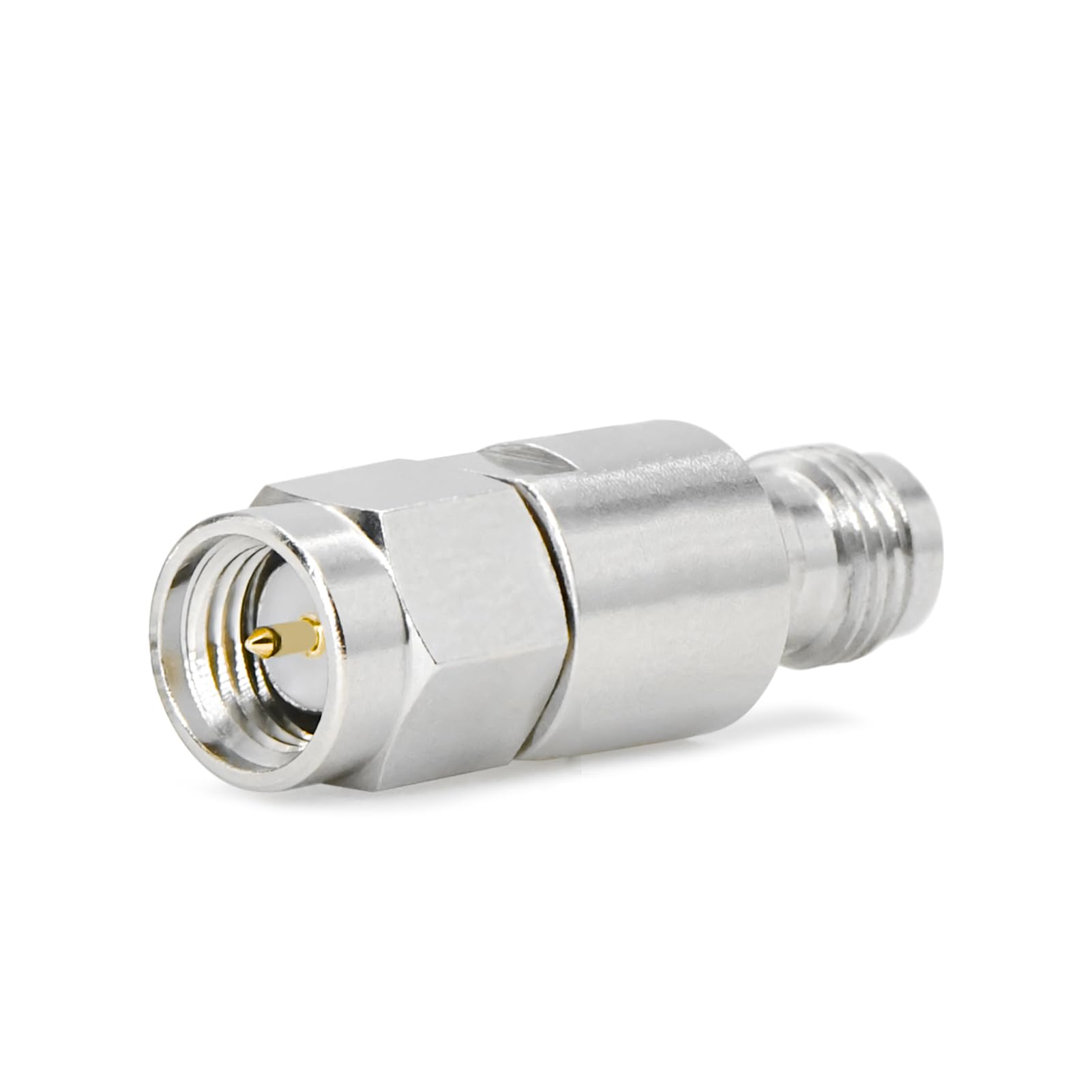 TOJOIN 12,4 GHz 10 dB RF attenuatore coassiale 2 W 50 Ohm SMA maschio a femmina RF coassiale SMA Attenuatore fisso, 2 attenuatori in rame