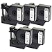 Produktbild 5x Schriftband-Kassetten D1 45013 S0720530 schwarz auf weiß 12mm x 7m kompatibel für DYMO LabelManager LM 160 210D 220P 260P 280 360D 420P 450D 500TS PnP MobileLabeler LabelPoint LabelWriter 450 Duo