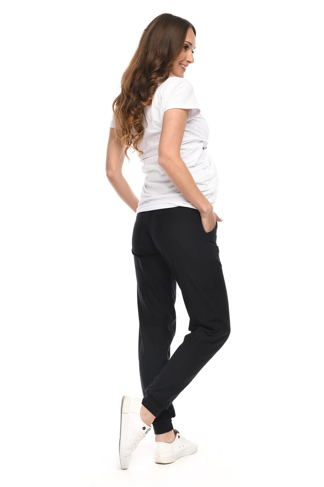 MijaCulture Amanda M010 - Pantalones de maternidad