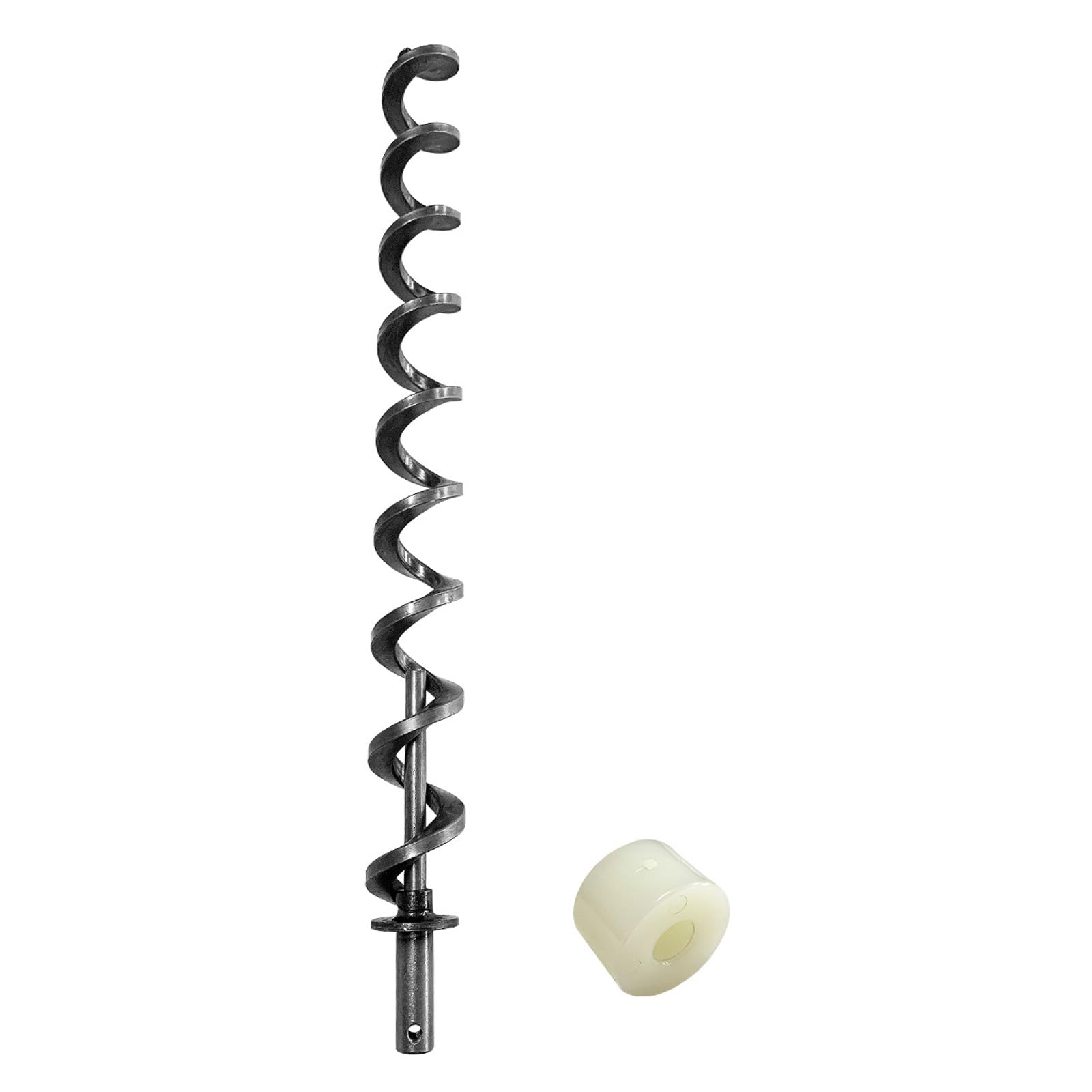 Buxuaaaa Practical 17Inch Spirals Axles Brush Suitable with Pellet Grills and Smokers for Backyard Barbecues Nonrust Steel Grills Accessories