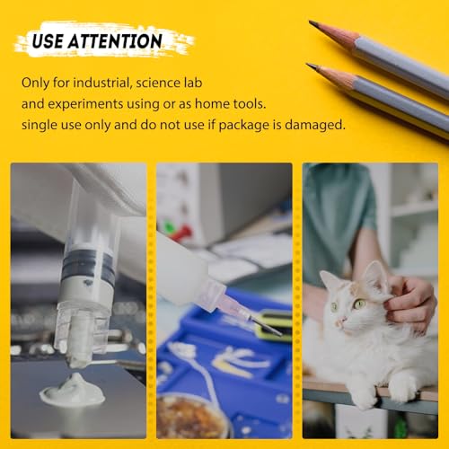 Image of 3ml Syringe 23G 1 inch Luer Lock Needle Lab Disposable Sample Syringes 100 Pack