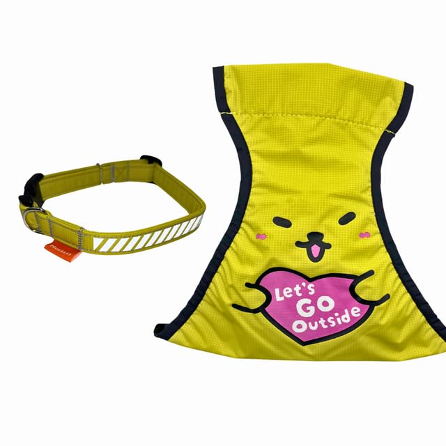 MUDLESS Waterproof Pet Dog Collar-on Belly Vest Jacket Cover, Lightweight Breathable Outdoor Indoor