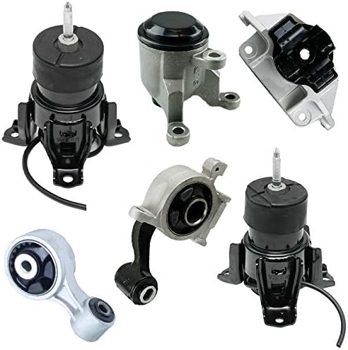 For 2007-2012 Nissan Altima 3.5L MANUAL Engine Motor & Trans Mount Set 6pc : A4355HY A4365HY A4356HY A7387 A7363 A7362 - K2959