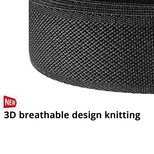 Mens Belts Plus Size 39'' to 75'' Stretch Elastic Web Cloth Belt Black3