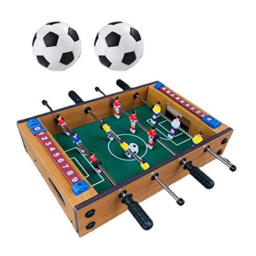 Preisvergleich Produktbild JHSHENGSHI Mini Tischfußball Ball Fußball Tischplatte für Kinder Mini Holz Hallenfußball Tisch Interaktives Sport Fußballspiel für Erwachsene Kinder Unterhaltungsspielzeug