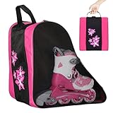Tasche Für Eislaufschuhe – Aufbewahrungstasche Für Schlittschuhe, Verstellbarer Schultergurt, Geräumiger Organizer Für Kleidung Und Wasserflaschen | Inlìne-Skates-Tragetasche Für Anfänger, Mädchen Und