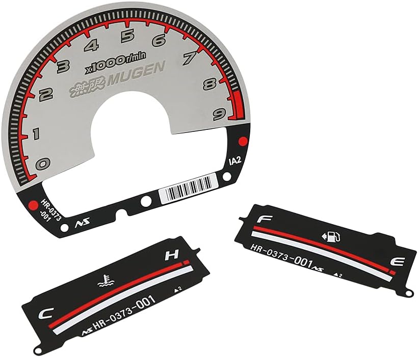 BENET MUGEN Style Cluster Overlay Compatible with Honda Civic FD2 FD1 FA5 FG1 FG2 2006-2011