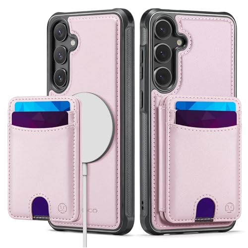 owlhold for Samsung Galaxy S25 FE 6.7" Card Holder Wallet Case, Pink
