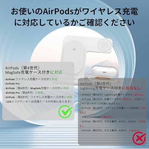 HATALKIN 3in1ワイヤレス充電器 の商品画像 7