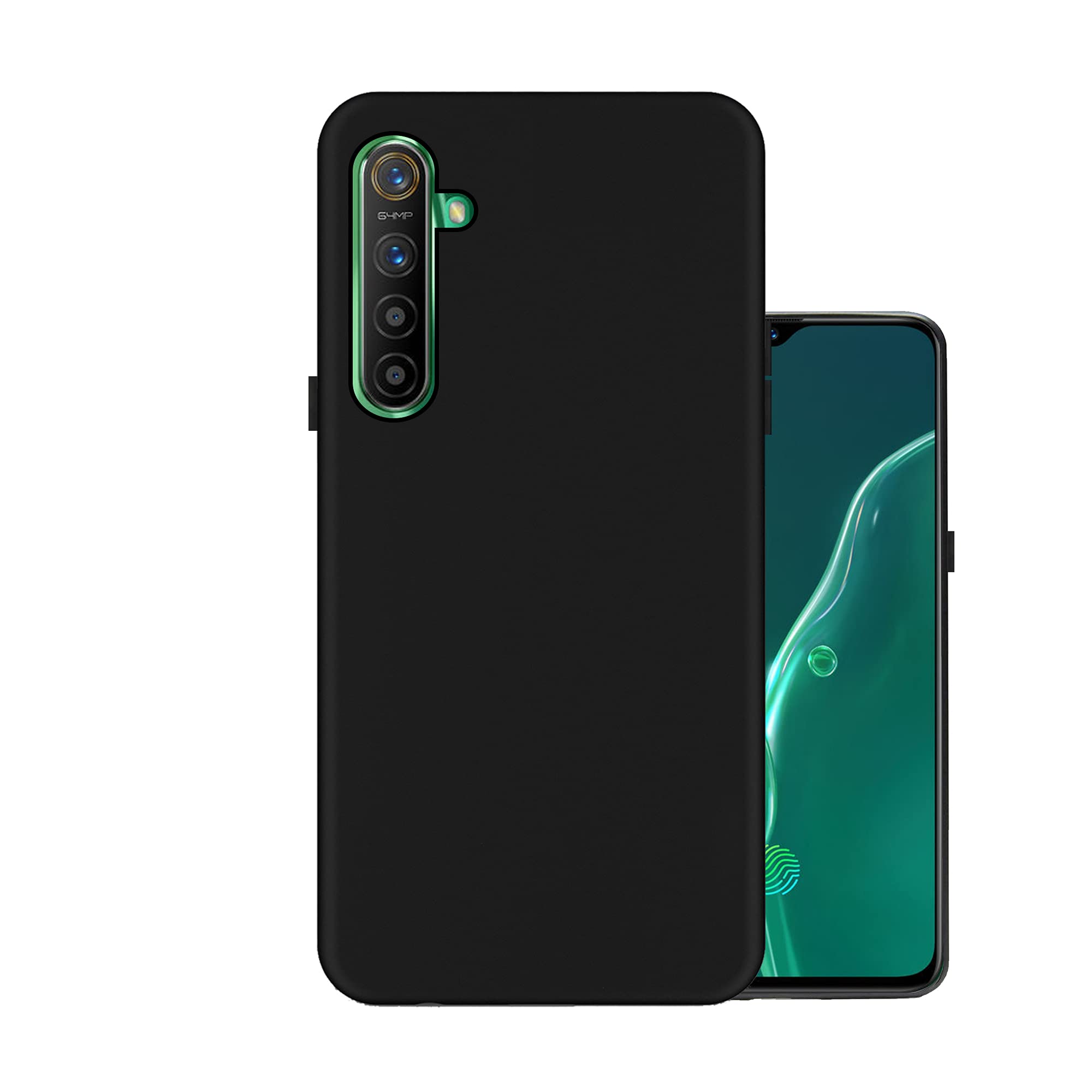 HELLO ZONE Exclusive Matte Finish Soft Back Case Cover for Realme X2 - Black (B083GN5148) Amazon Price History, Amazon Price Tracker