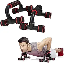 Par de Apoios para Flexão – Treino Funcional, Musculação, Yoga e Pilates, Com Pegada Confortável e Base Antiderrapante, Ideal para Fortalecer Peito, Braços e Corpo