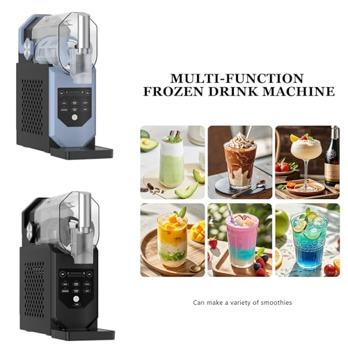 Slushie Maschine, Professionelle Slush Maschine für Zuhause – 15 Minuten, Kein Eis Nötig, Automatische Reinigung, 5 Voreinstellungen für Frozen Margaritas, Frappés und Mehr, Anti Rutsch Matte(Blue) – Bild 8
