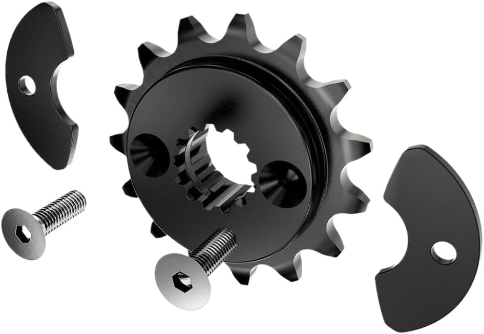 Front Sprocket 15 Teeth Compatible With XR650L 1993 2021 2022 2023 2024 2025(black)