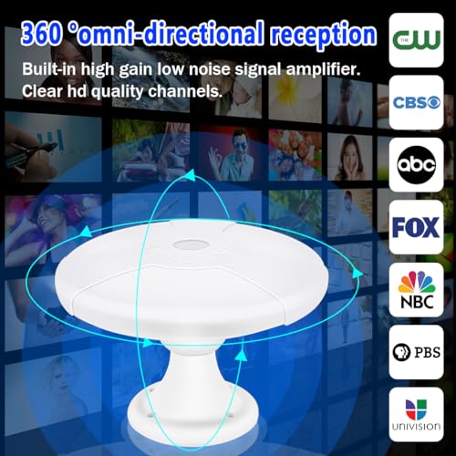 Outdoor RV TV Antenna 360° Omni