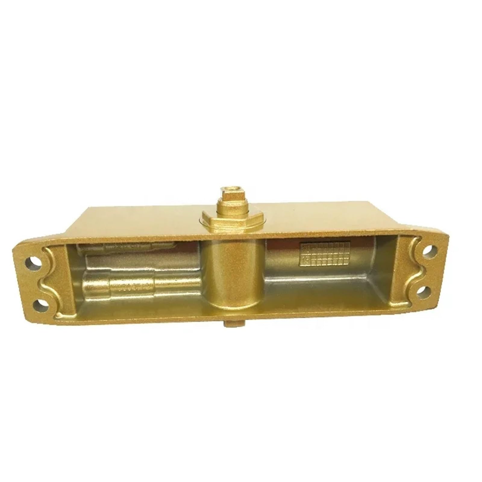 1 szt. Hydrauliczny samozamykacz do drzwi ze stopu aluminium, samozamykacz, z ramieniem ślizgowym, odpowiedni do ważenia 45-65 kg (srebrny)