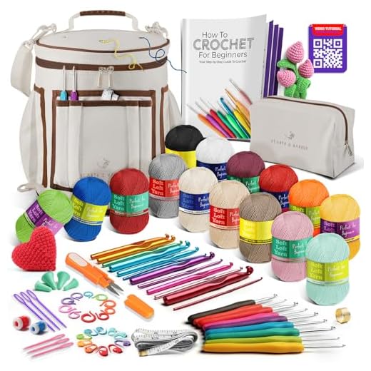 How to crochet the cozy messenger bag All-Inclusive Crochet Kit for Beginners