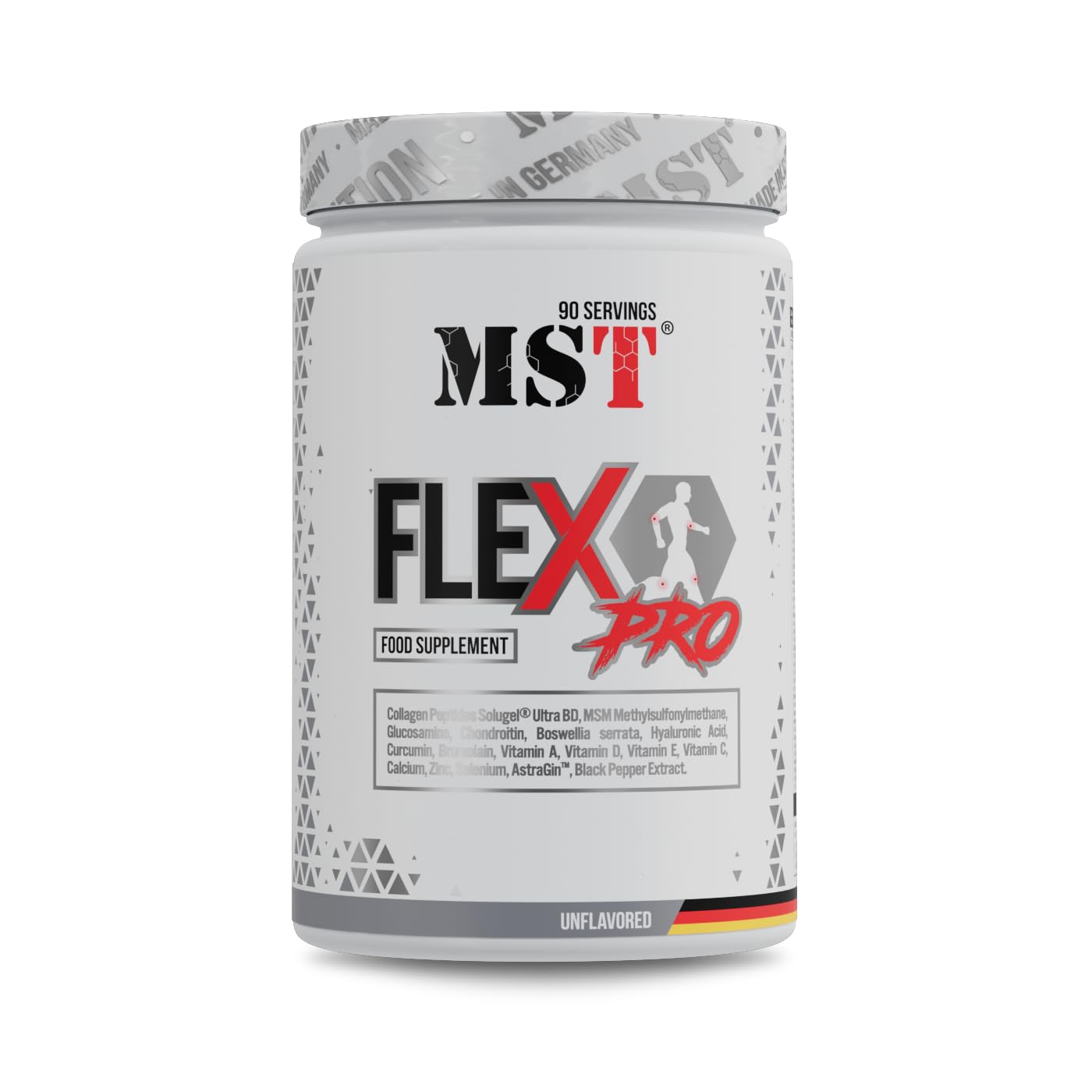 MST® Nutrition Flex Pro Pulver – Kollagen, MSM, Glucosamin, Chondroitin & Hyaluronsäure – Hochwertige Rezeptur – Made in Germany (1350g, Geschmacksneutral)