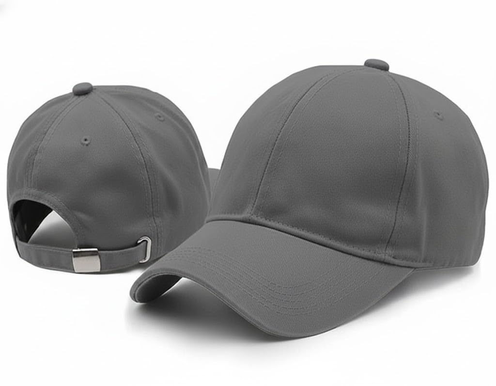 rozzyblue Men & Boys Cotton Cap – Adjustable Strap Unisex Solid Military Style Baseball Cap for Casual & Outdoor Wear (Free Size)-picture-10