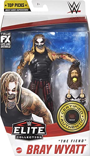 Wwe Top Picks Elite The Fiend Bray Wyatt Action Figure With Universal Championship6 In Posable Collectible Gift For Wwe Fans Ages 8 Years Old And Up #TOP5
