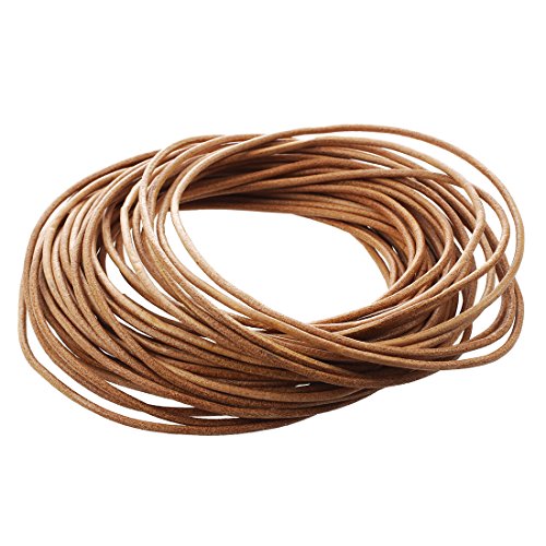 SODIAL(R) Laccio laccetto cordino in cuoio colore