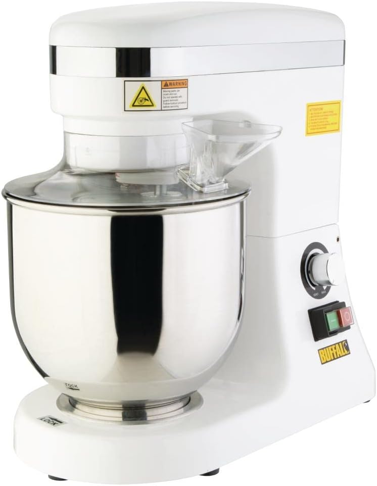 Buffalo 7Ltr White Planetary Mixer