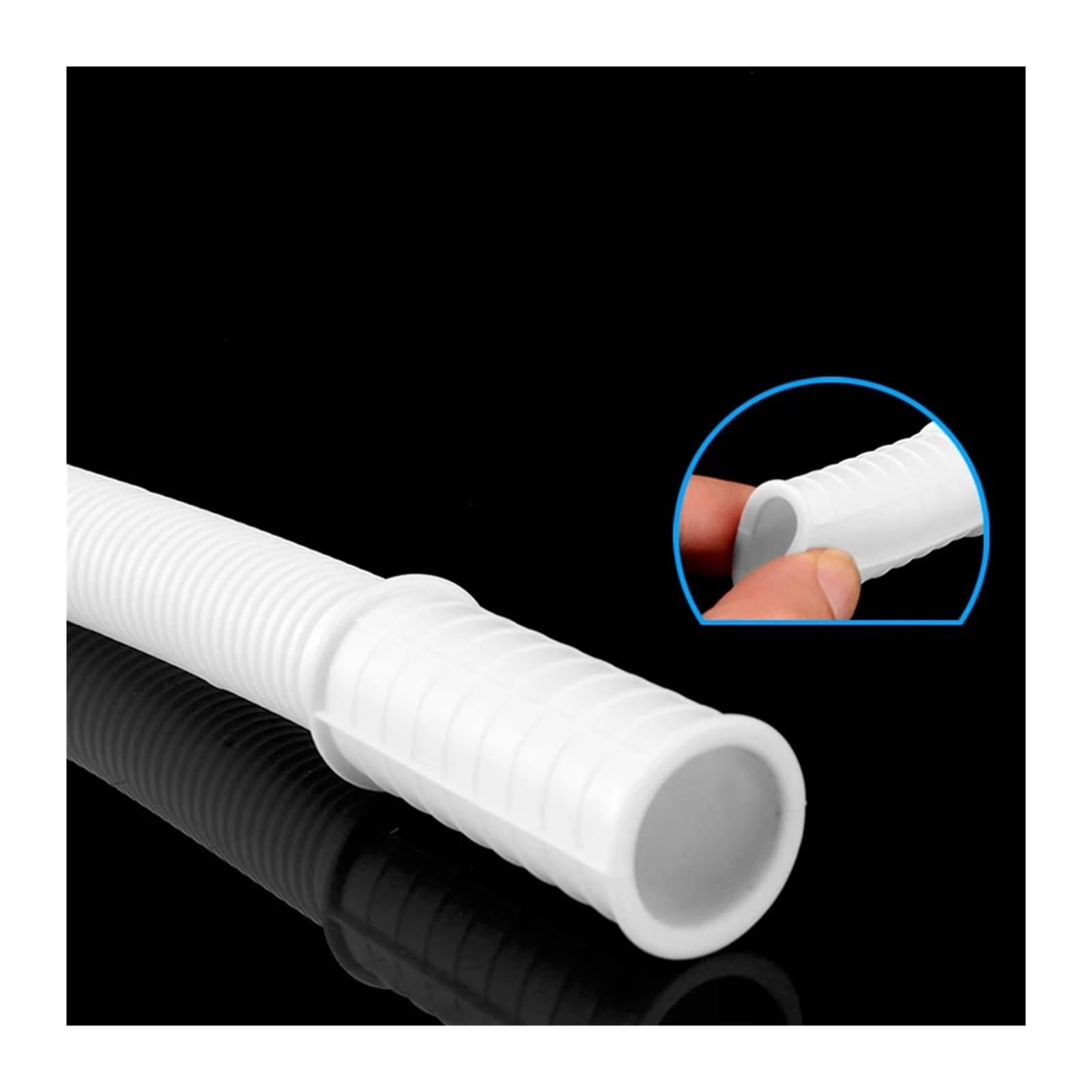 Tubo Condensa Condizionatore Universal Air Conditioning Drainage Hose | Flexible Air Conditioning Drain Hose Accessories Cuttable Corrugated Drainpipe(8M)