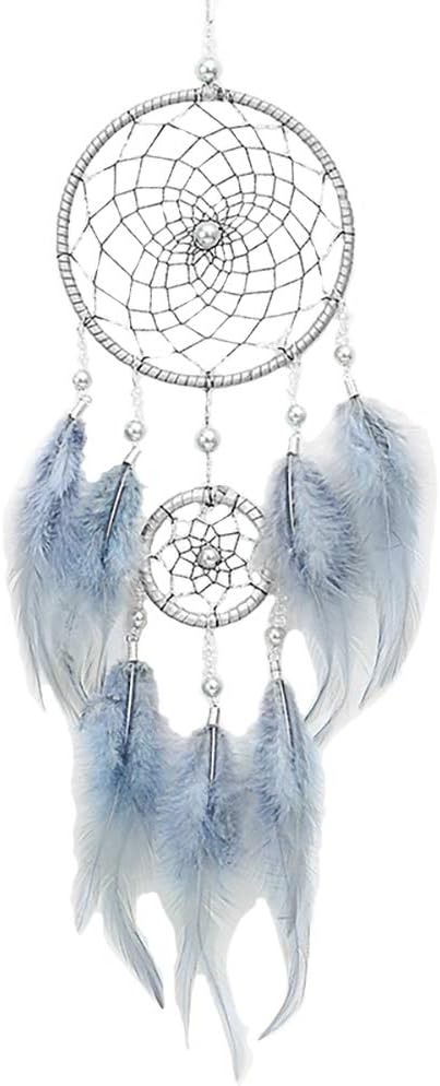 Handmade Dream Catchers Wall Hanging Feathers Ornament Car Interior Rearview Mirror Pendant