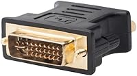 Vista 1 de Cables Direct Online Paquete de 2 DVI I macho doble enlace a 24+5 VGA 15 pines hembra adaptador PC Monitor Video Laptop