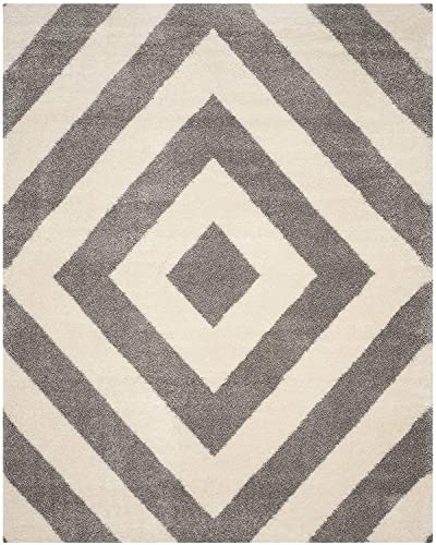 Image of Soft Modern Shag Area Rugs Fluffy Living Room Carpet Comfy Bedroom Home Decorate Floor Kids Playing Mat Size 8x11 Feet Color Multi F1