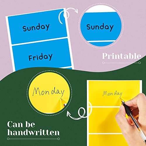 Rectangular Color Coding Label Stickers 4 X 2 Inch Colored Labels Stickers Color Code Labels Adhesive Colored Rectangle Label For Office School Supplies, 20 Colors (300) #TOP2