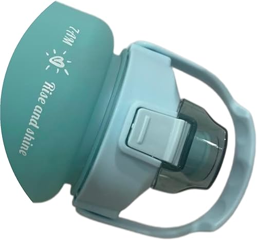 Miniatura 4 de Botella de agua con medida de agua, botella de agua motivacional con tiempos para beber y manejar, botella de agua de entrada diaria, botella de