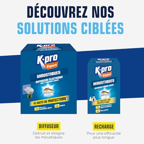 Recharge anti-moustiques K.PRO pour diffuseur électrique 45 nuits - 5
