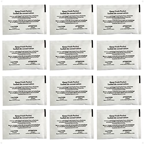 prime&swift Refrigerator Produce Preserver W10346771A(12 Packets-6 Pack Included),Replacement for 2117689,AH3503014