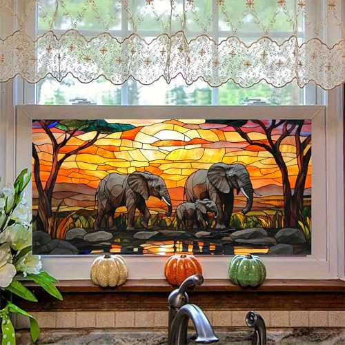 Vinilo Decorativo para Ventana HOMETITUTE 39.3x17.7 pulg miniatura 6