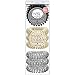 invisibobble ORIGINAL and POWER, the traceless and original spiral shaped hair ring, color: gold, clear, black, 9 hair ties per packaging, price discount