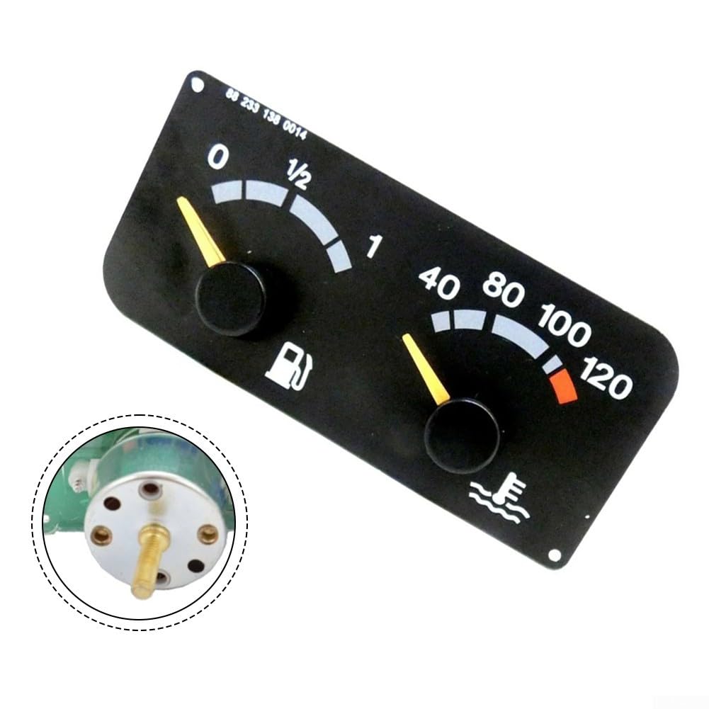 Indicatore di livello dell'olio e temperatura dell'acqua 3 in 1 1434134 1109997 1423207 per camion Scania Dash 12 24 V ABS metallo calibro di ricambio per strumenti camion numeri di riferimento OE