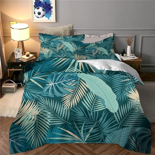 Housse de couette 260x220 avec illustration botanique 3D - 6