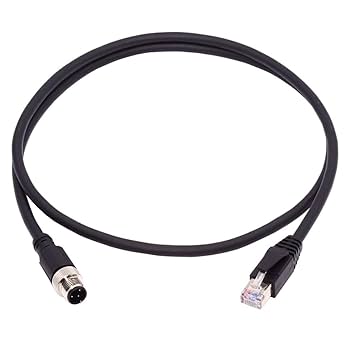 DD様 Amazon.com: HangTon M12 4 Pin D-Code Male to RJ45 Ethernet