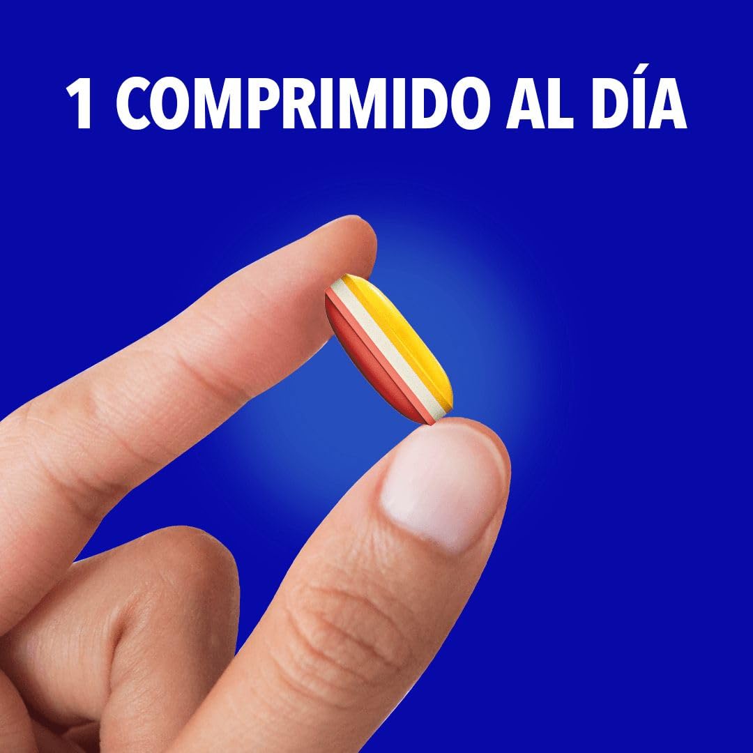 Bion3 Energy Comprimidos Multivitamínicos con Probióticos, Complemento Alimenticio, Reducción de la fatiga¹, Vitamina C, D, Complejo B y Magnesio