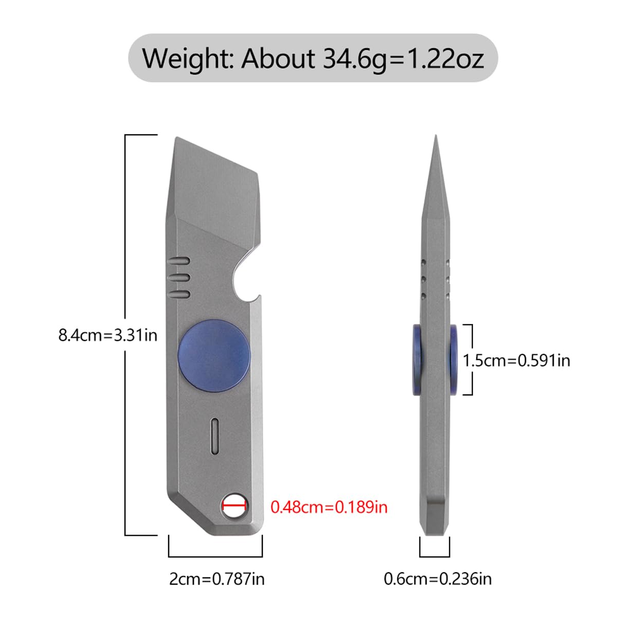 Titanium Pry Bar EDC brelok narzędzia kieszonkowy pry bar otwieracz do butelek mini łom wielofunkcyjne małe narzędzie