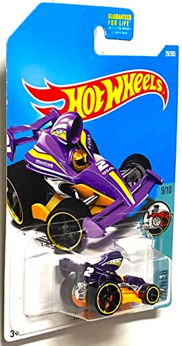 Hot Wheels 2017 Tooned Tarmac Attack Mini Car Purple miniatura 4