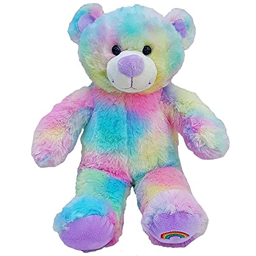 Magischer Regenbogenbär – weiches Plüsch-Spielzeug – 40 cm – Bauen Sie Ihren eigenen Teddybär-Bastelset mit… – Bild 3