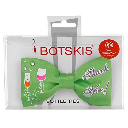 Thank You Bottle Bow Tie: Glasses & Gratitude