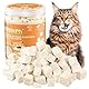 200g Gefriergetrocknete Snacks für Katzen und Hunde, Knuspriger Katzensnack mit Huhn Katzen Leckerlies, Freeze Dried Chicken Treats