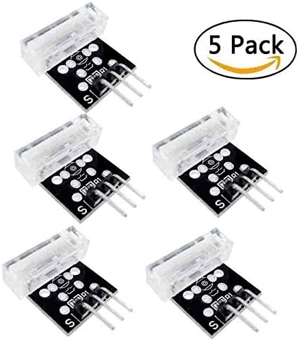 AuBreey 5x 3pin KY-031 Percussion Knocking Knock Sensor Module for Arduino Diy Starter Kit KY031