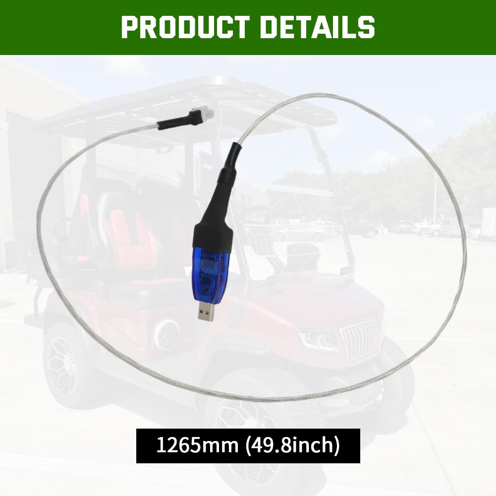 AUTOVIC 3.5' USB Programming Cable for Evolution EV Golf Cart Classic D3 D5 2022-2025