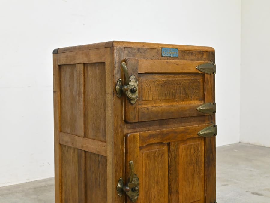 アンティーク氷冷蔵庫　キャビネット　ヴィンテージキャビネット アンティーク氷冷蔵庫キャビネットヴィンテージキャビネット