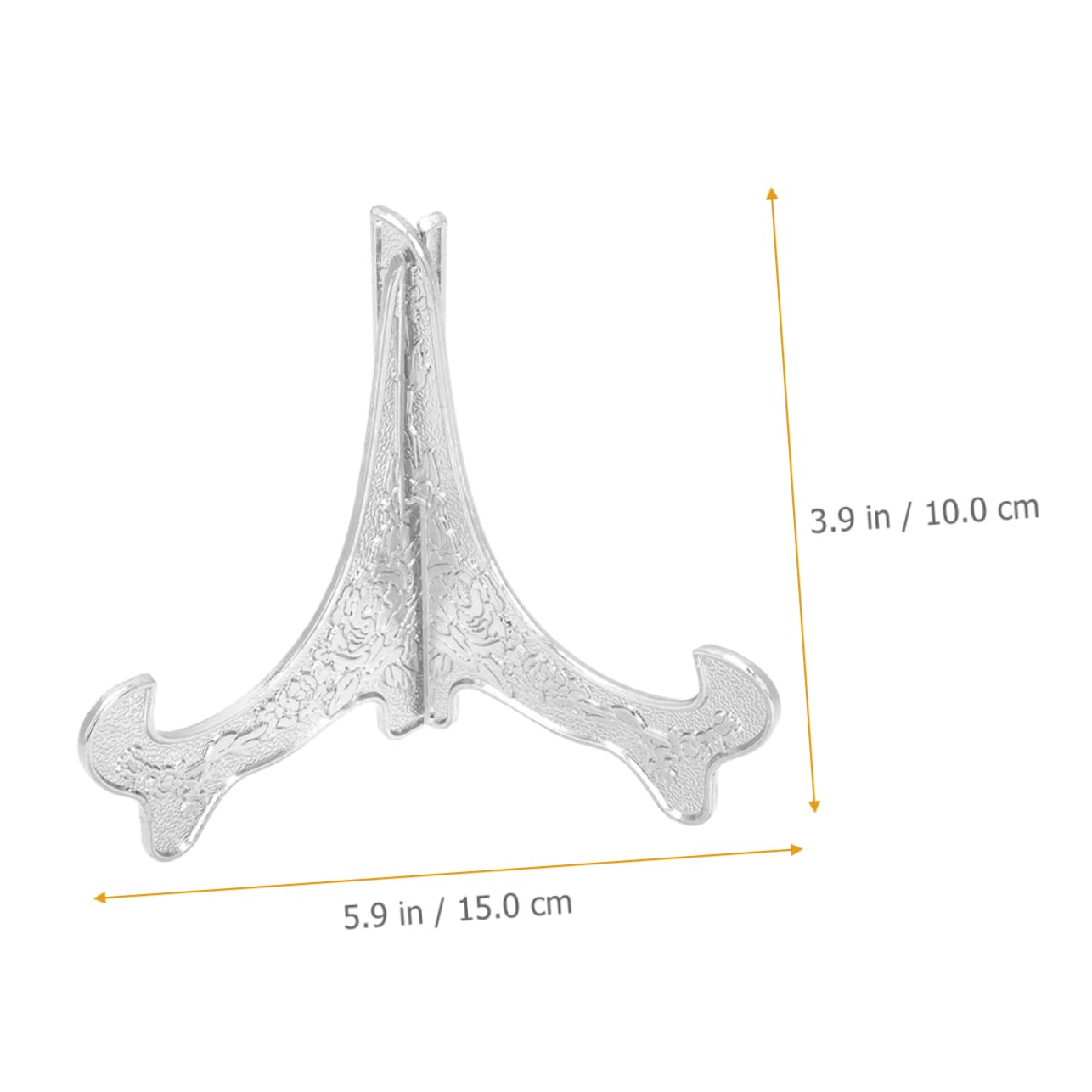 Levemolo Aluminum Plate Stand Holder Multi Use Display Rack for Medals Pictures and Collectibles Base for Home Office Decoration Elegant Design for Saucers and Awards