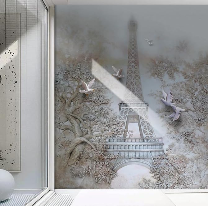 Papier peint 3D style européen grand format aux finitions premium
